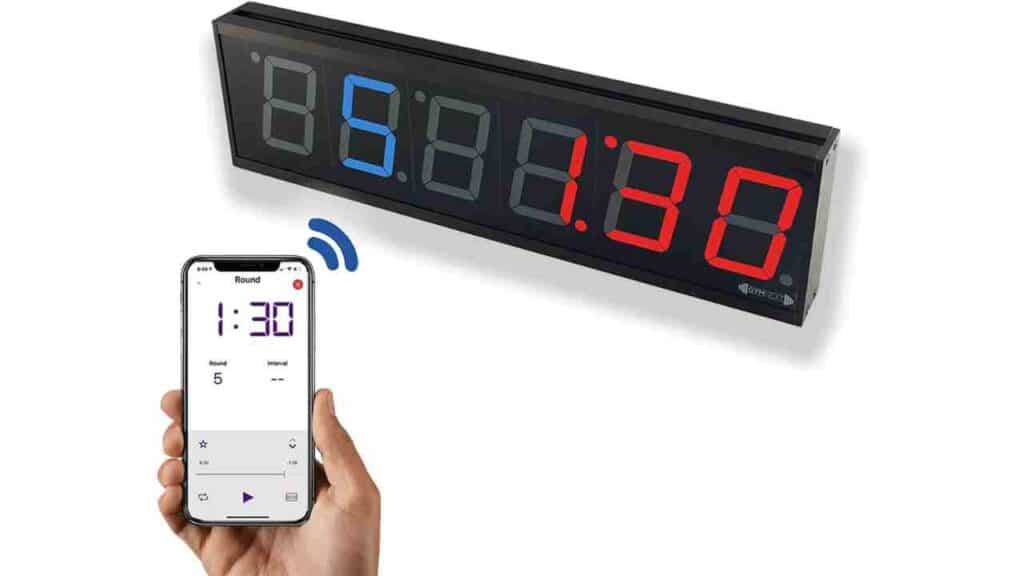 App-Controlled LED High-Intensity Interval Training Timer