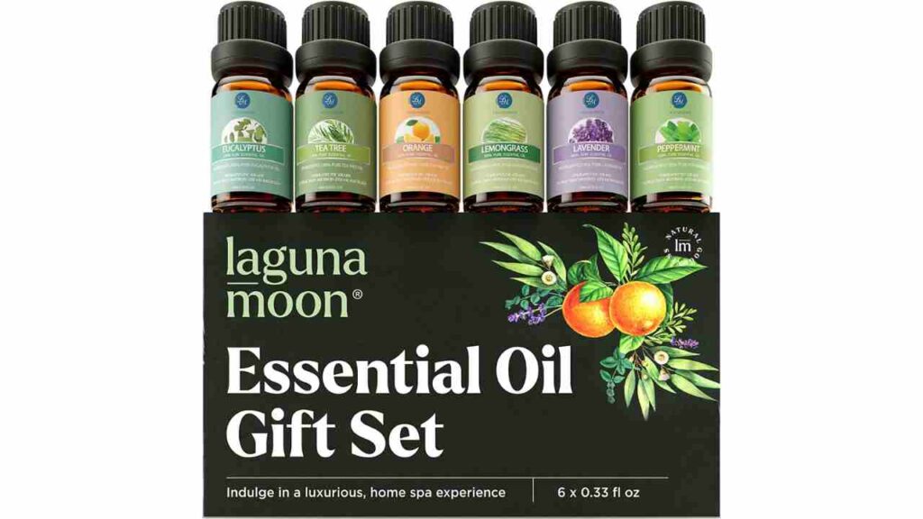 Essential Oils Set - Top 6 Organic Blends for Diffusers