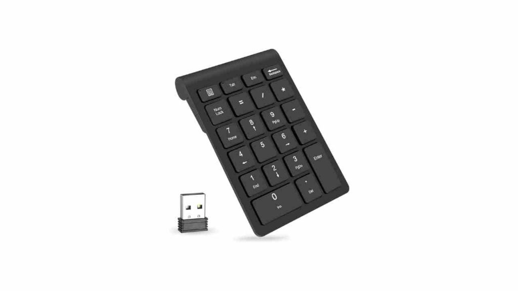 Foloda Wireless Number Pad Tele Keypad