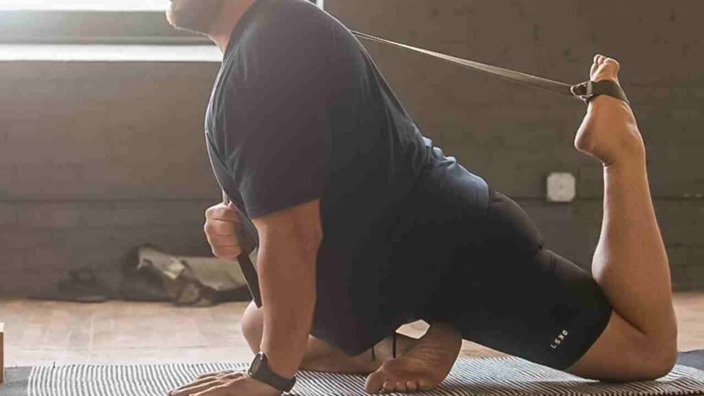 Heavyweight Cotton Yoga Strap for 10 min self care ideas
