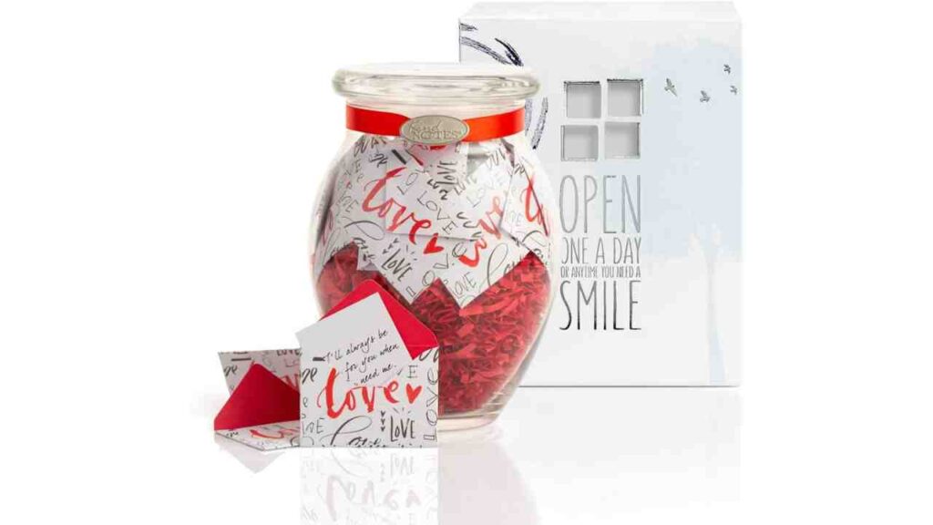 Jar with Love Messages