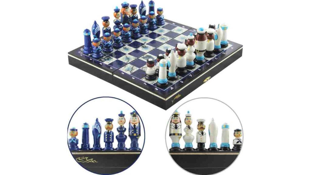 Nautical Chess Set Decorations for Home - Themed