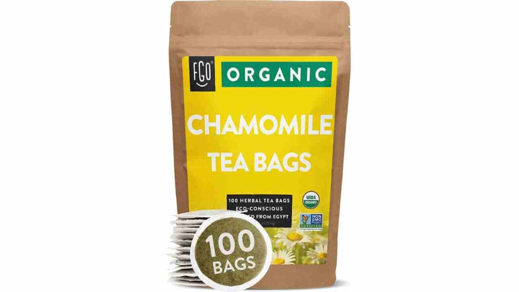 Organic Chamomile Tea Bags Herbs for Self Love