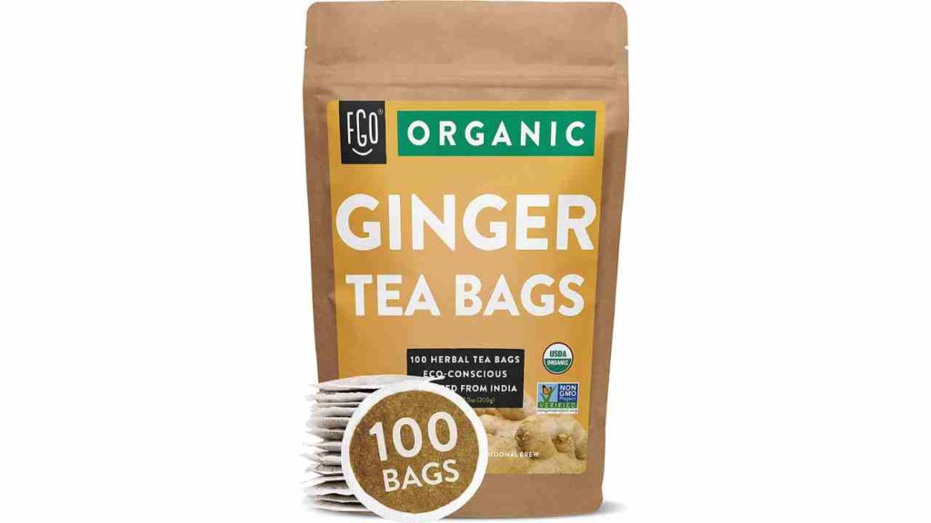 Organic Ginger Tea Bags Herbs for Self Love