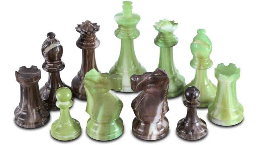 Zeus High Polymer Weighted Chess Pieces with Extra Queens
