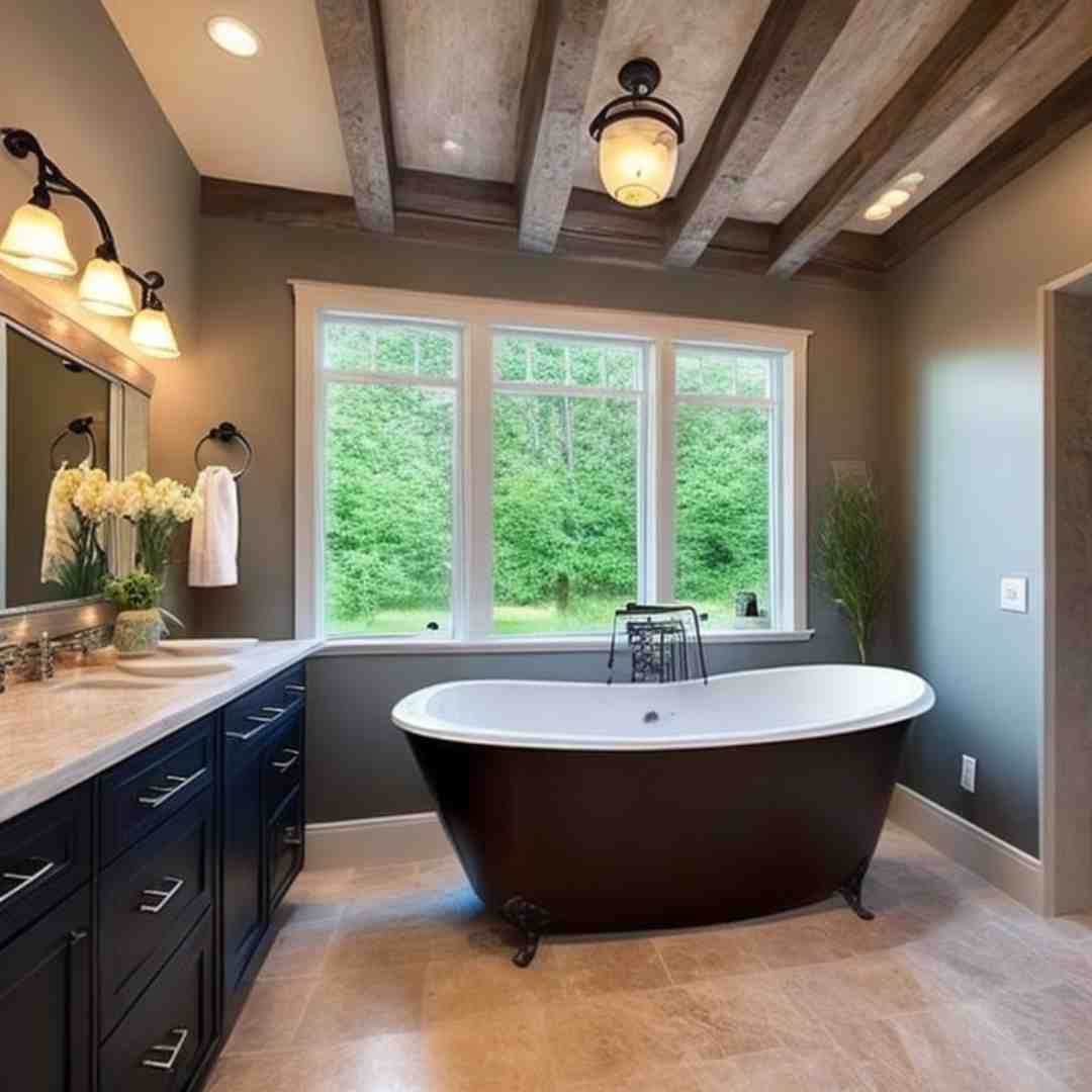 Rustic Bathroom Ceiling Ideas SMG Images