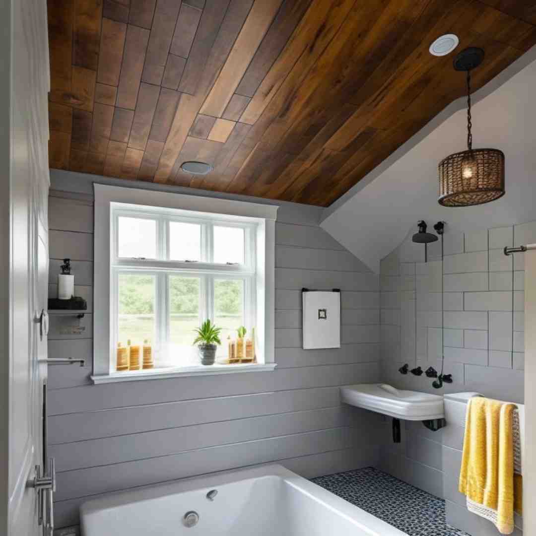Shiplap Bathroom Ceiling Ideas SMG Images